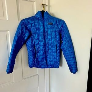 Patagonia Women’s nano jacket S. Beautiful blue color.